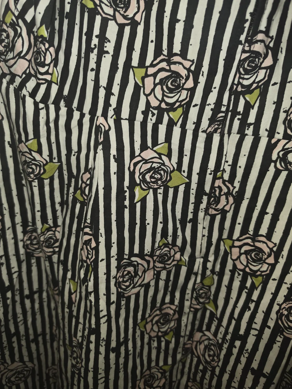Torrid Black & White Striped Floral Midi Dress SIZE 12 sexy Date Retro Chic